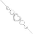 Rhodium 925 Clover Heart Fusion Rhodium Plated Bracelets