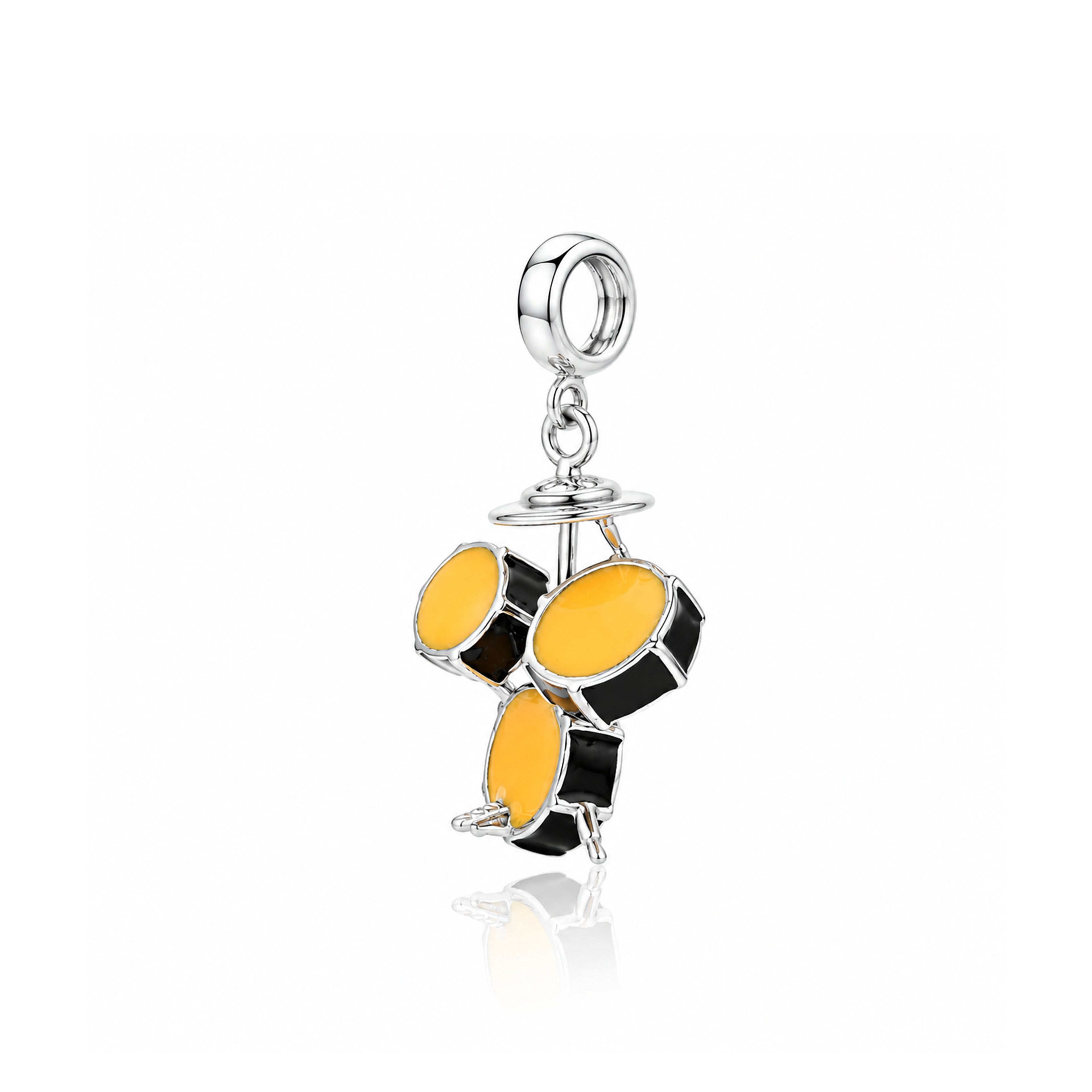 Rockstar Drum Kit 925 Sterling Silver SignaturePendant