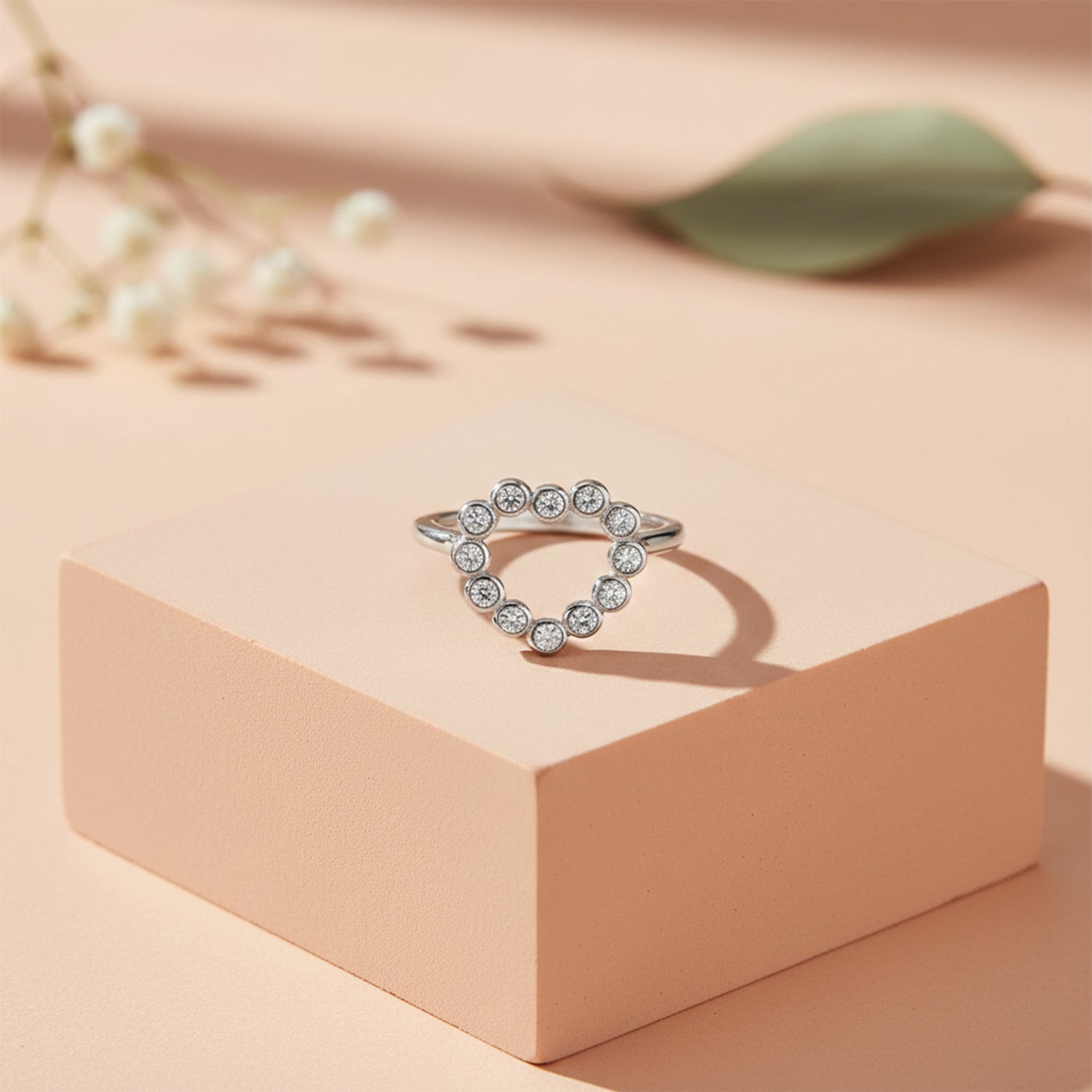 Royal Heart 925 Sterling Silver rings for women