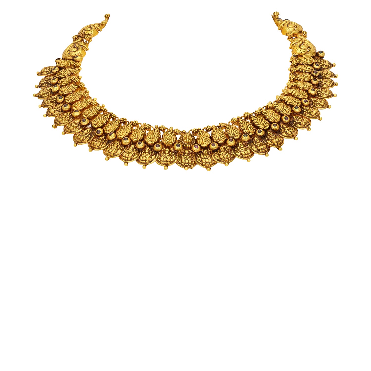 Royal Bridal Lakshmi 925 Sterling Silver Necklacefor women