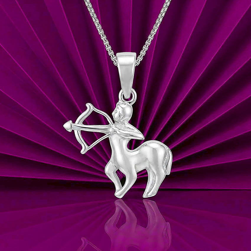 Sagittarius Zodiac Centaur Sterling Silver Pendant
