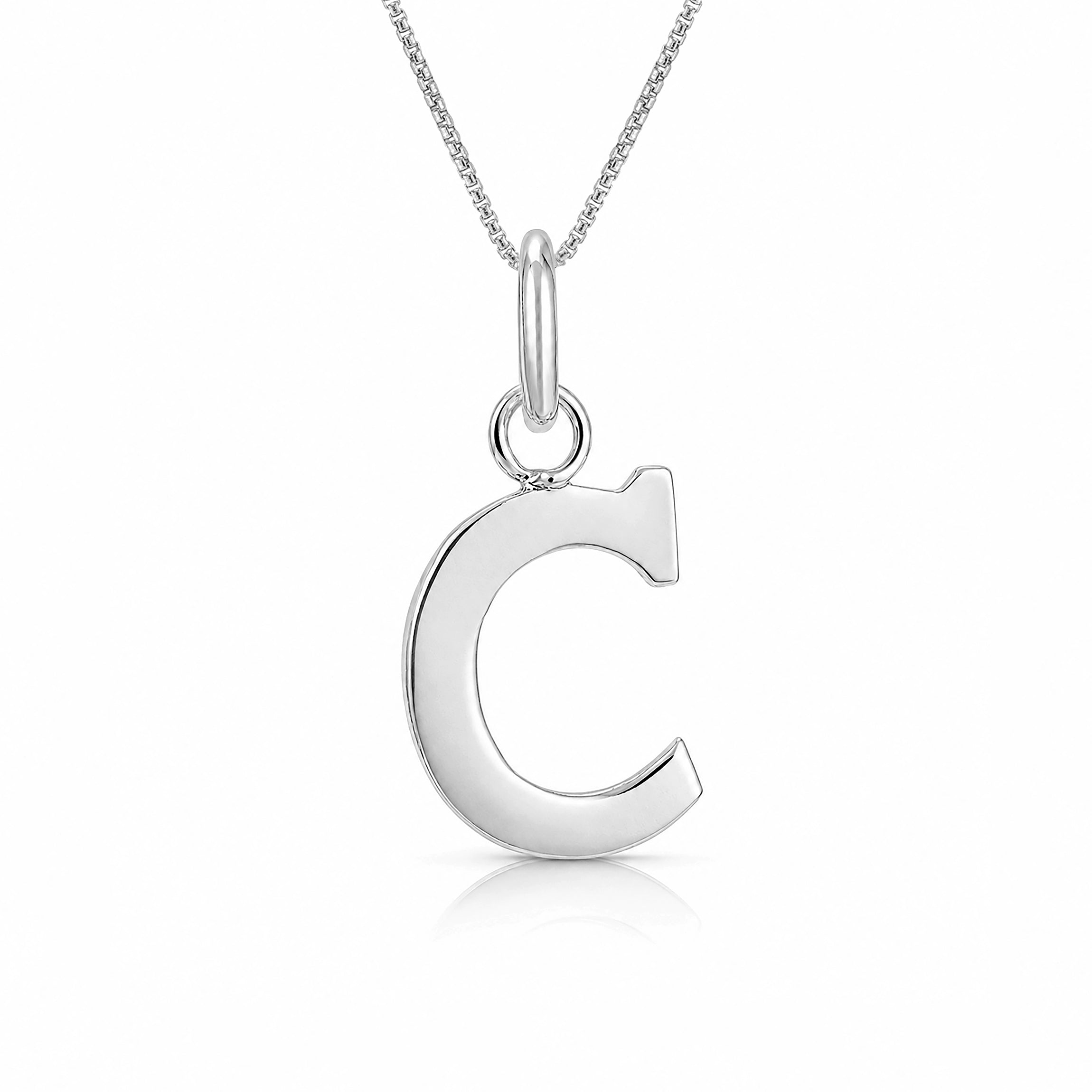 Signature C 925 Sterling Silver Charm Pendant