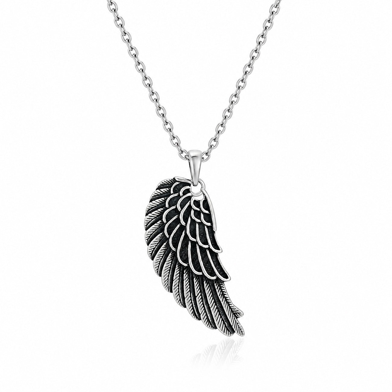 Silver Angel Wing Rakhi Pendant