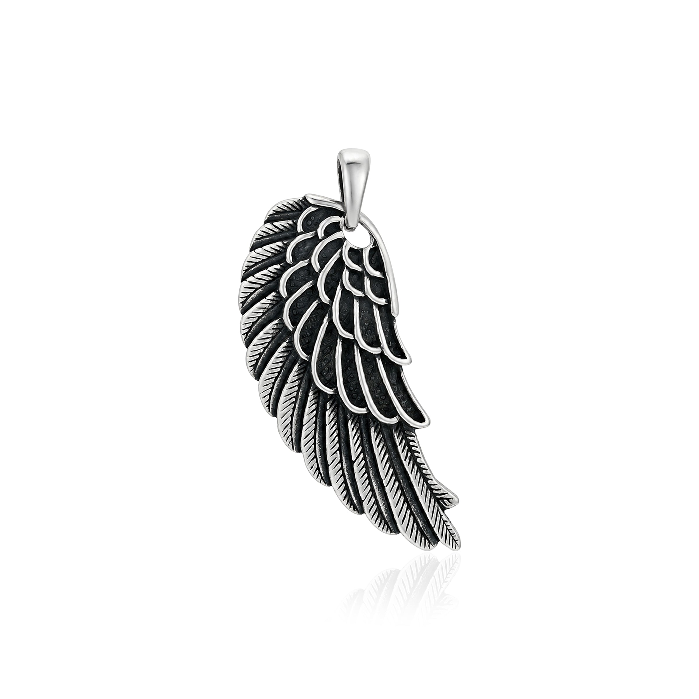 Silver Angel Wing Rakhi Pendant