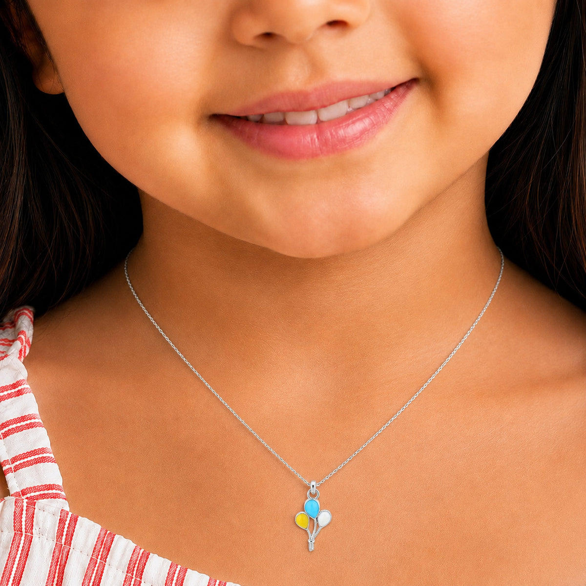 Silver Balloons Kids Pendant