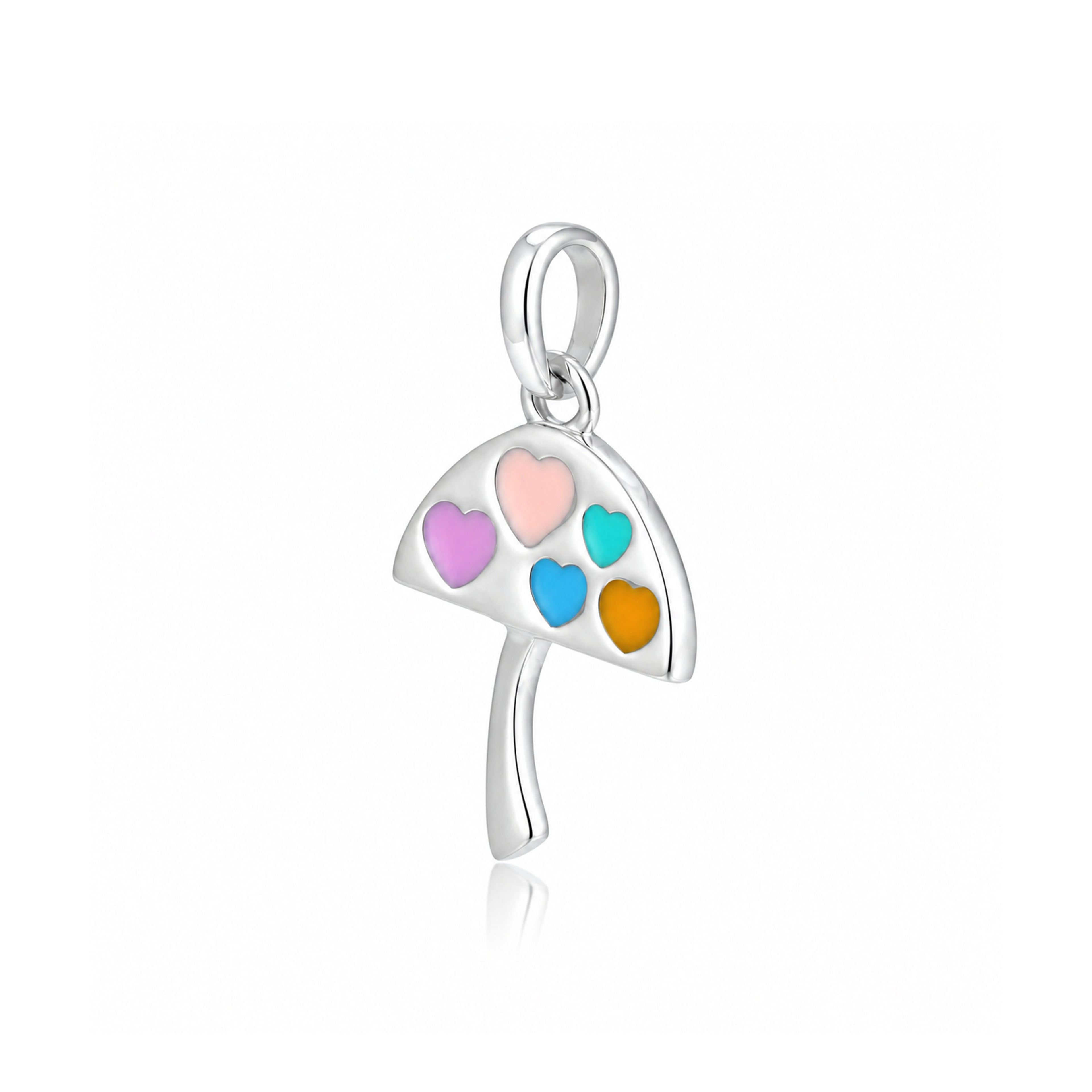 Silver UmbrellaKids Rakhi Pendant