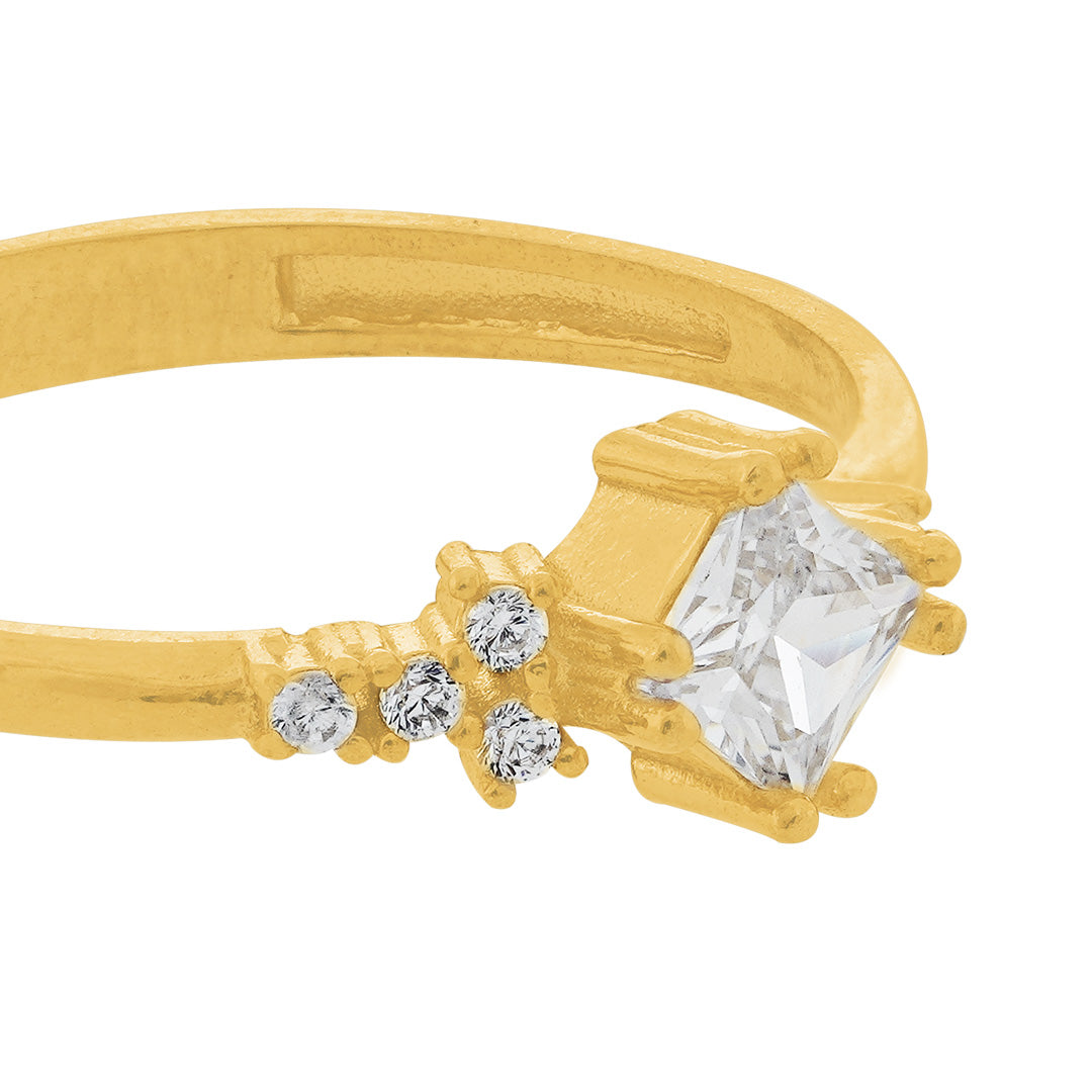 Silver Zircon Gianna Ring Pure Silver Ring