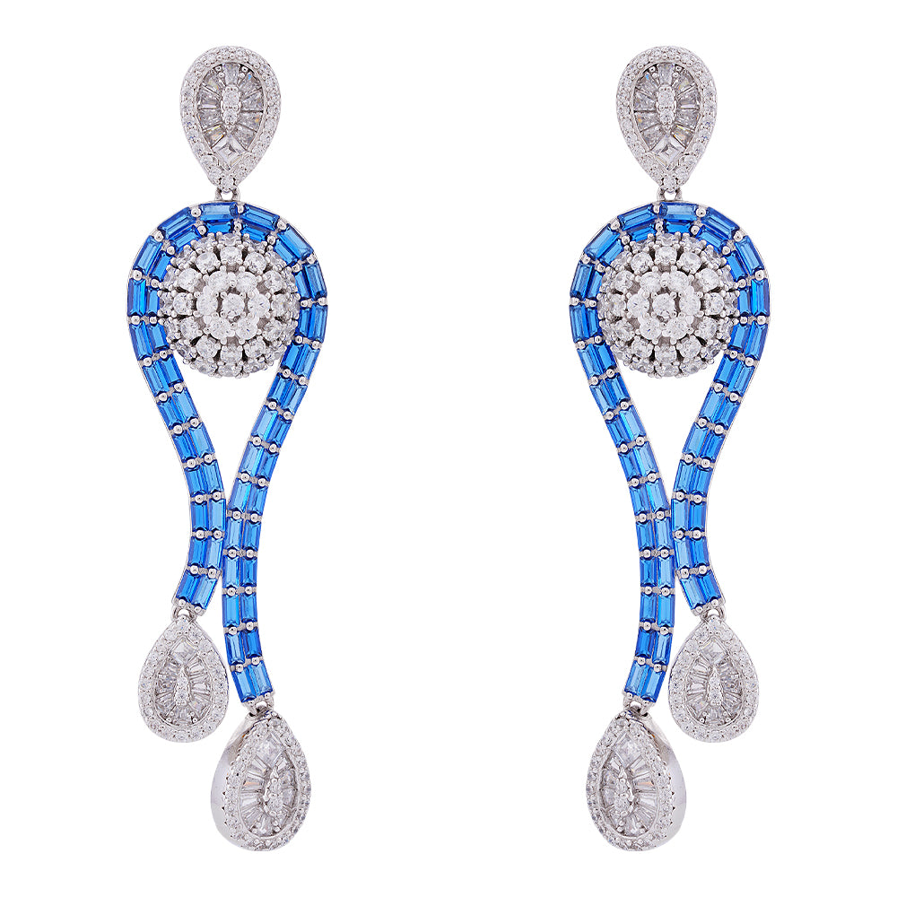 Sinuous Shine Sterling Silver Earring