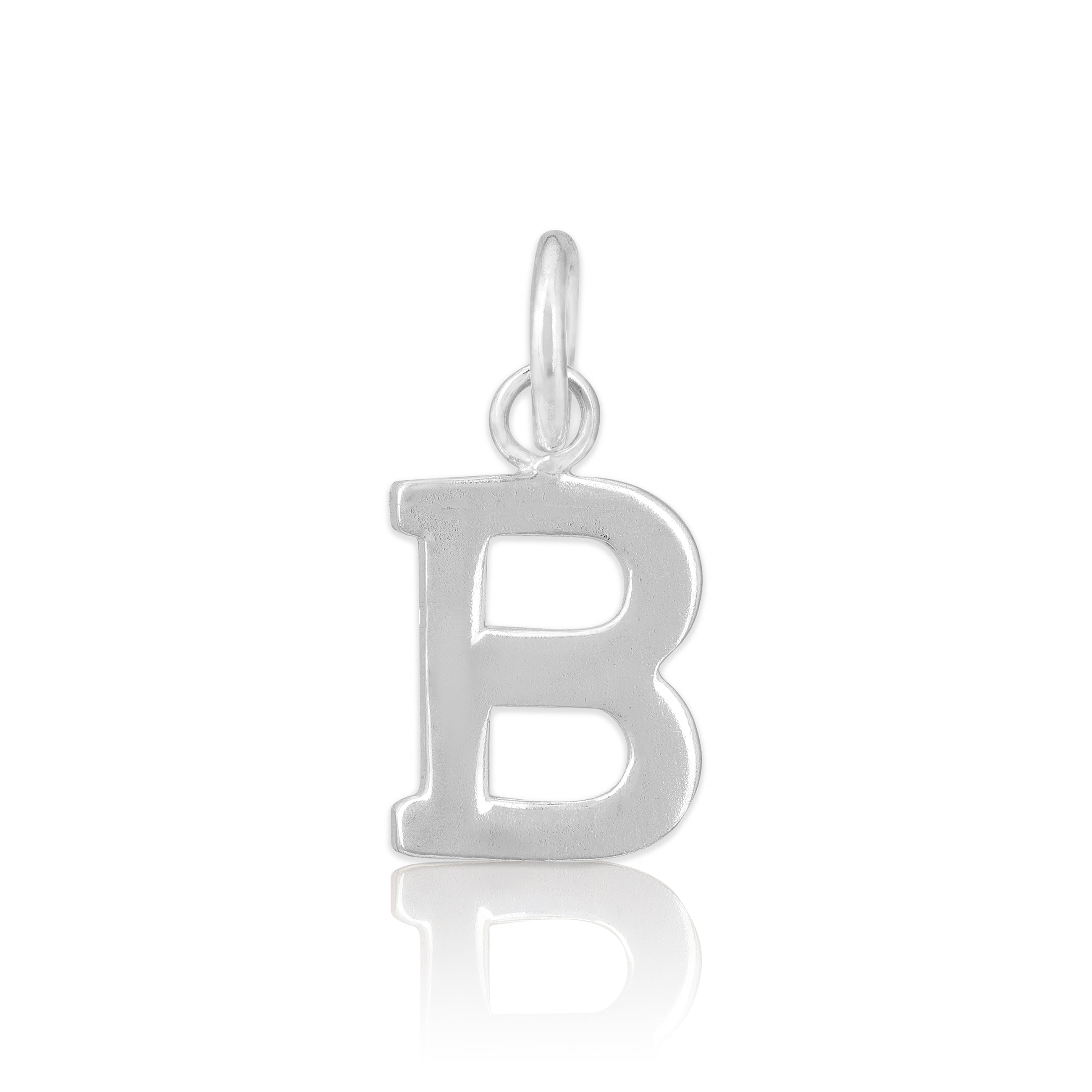 925 Sterling Silver B Glows With Timeless Grace Pendant Rakhi For Brother