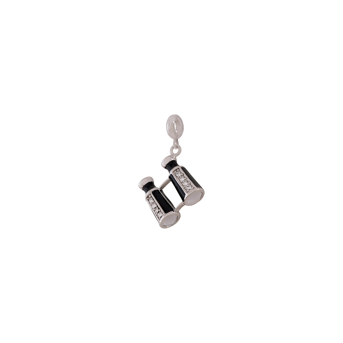 925 Sterling Silver Black Bino pendant