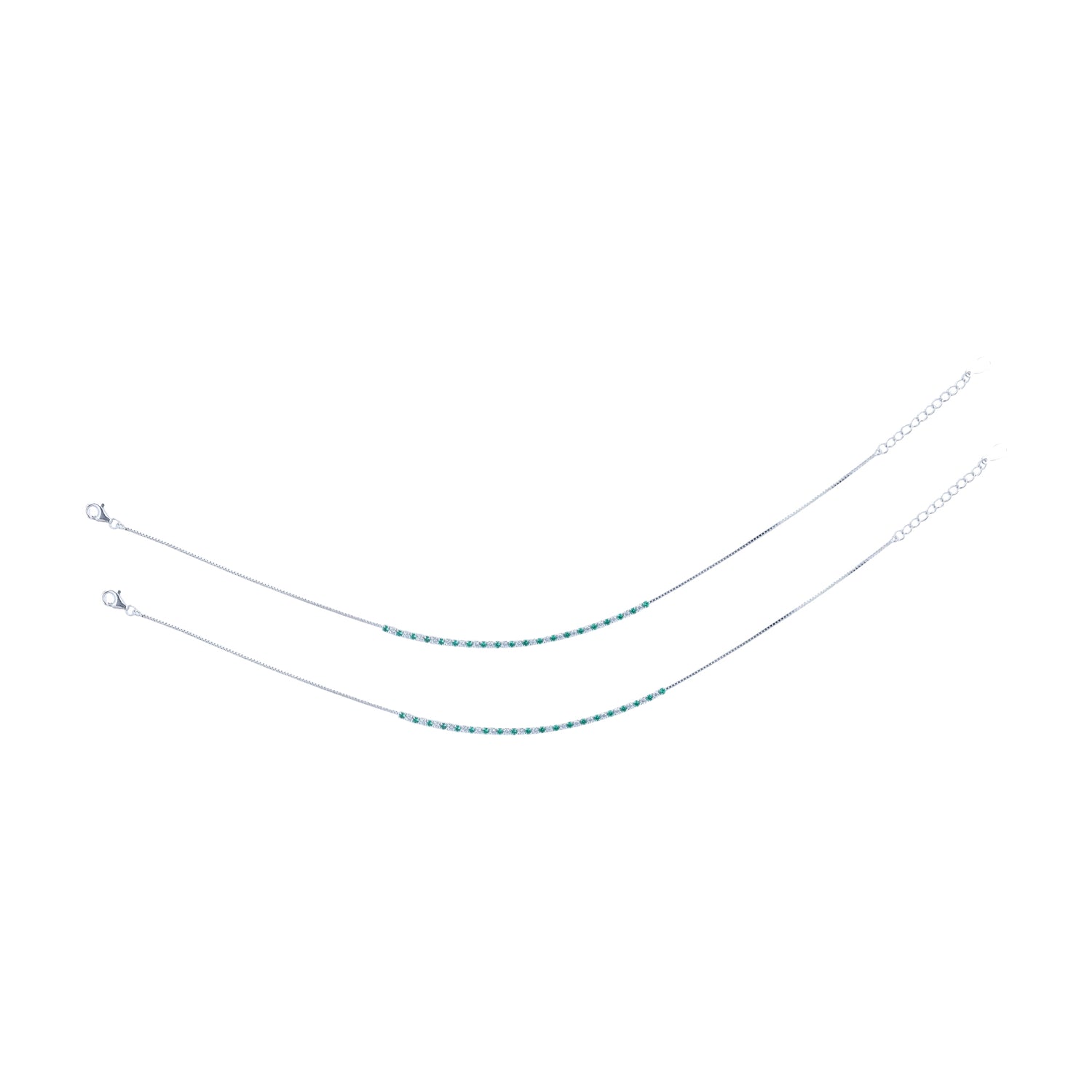 925 Sterling Silver Charming Meadow Mist Anklet For Women