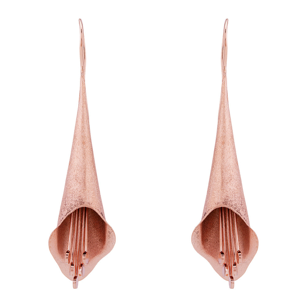 Sterling Silver Conical Glow Earring