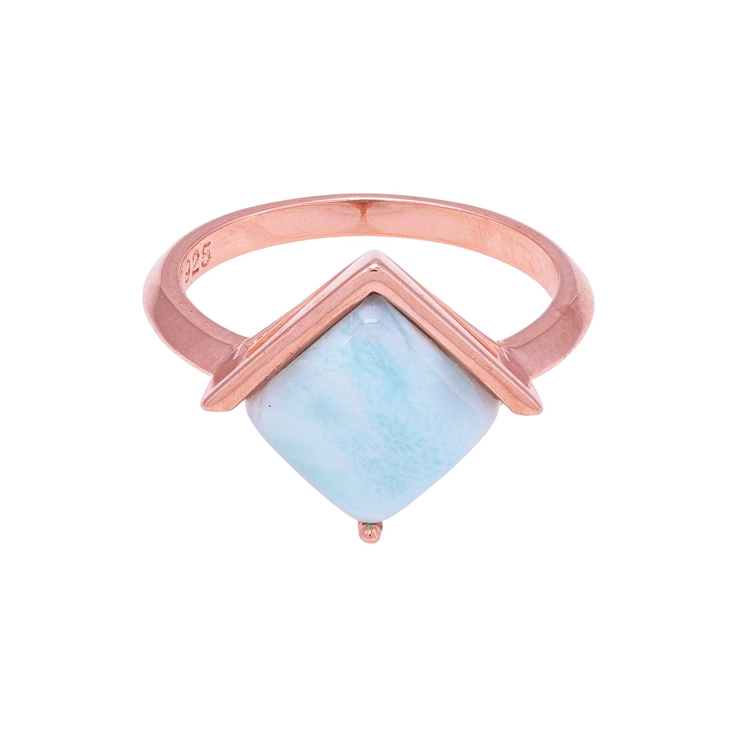925 Sterling Silver Ethereal Gilded Edge Ring For Women