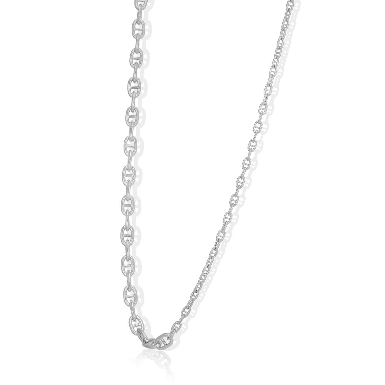 925 Sterling Silver Maverick Link Trail Chain for Men