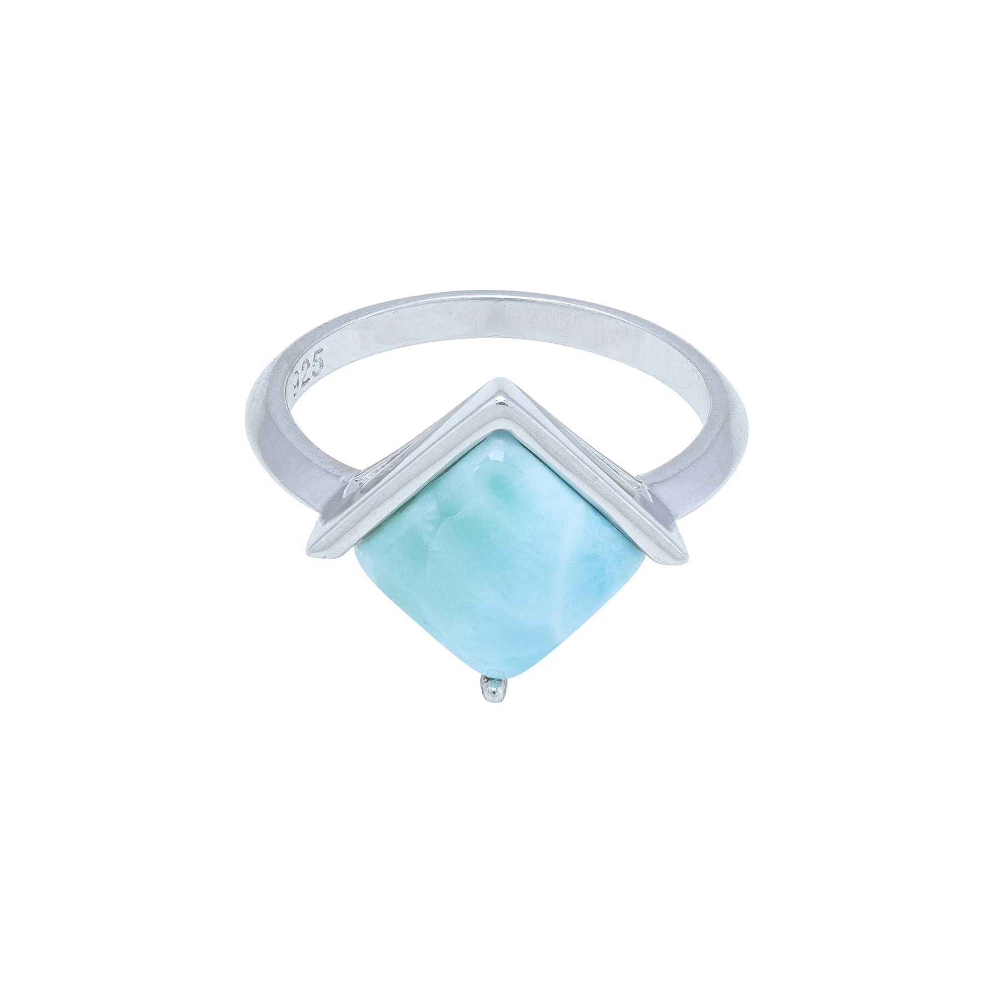 925 Sterling Silver Quadrant Noir Ring For Women