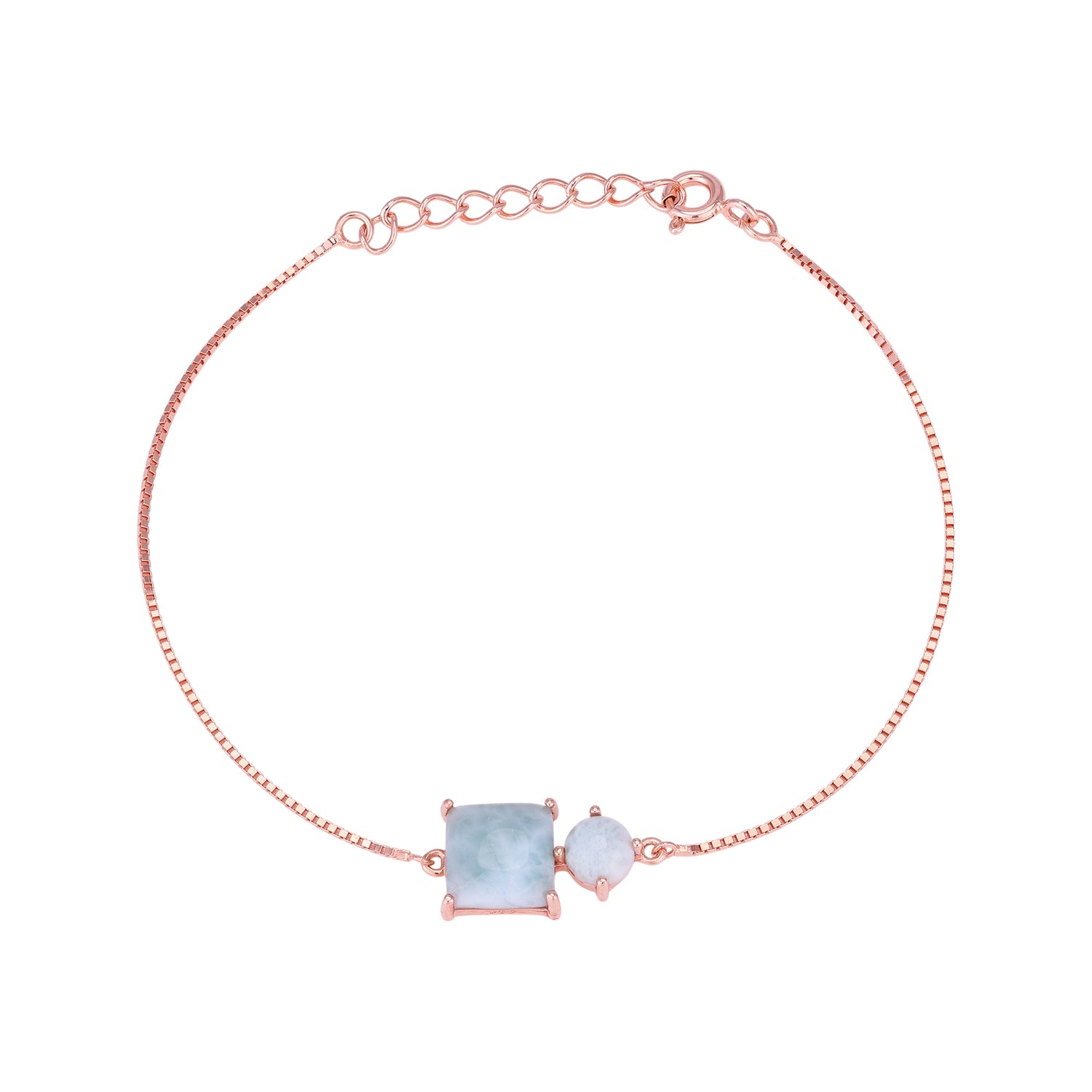 925 Sterling Silver Rose Gold Pristine Sparkle Bracelet For Women