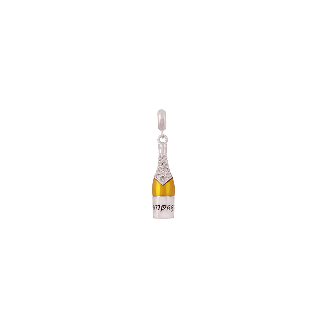 925 Sterling Silver Shinny Champagne pendant