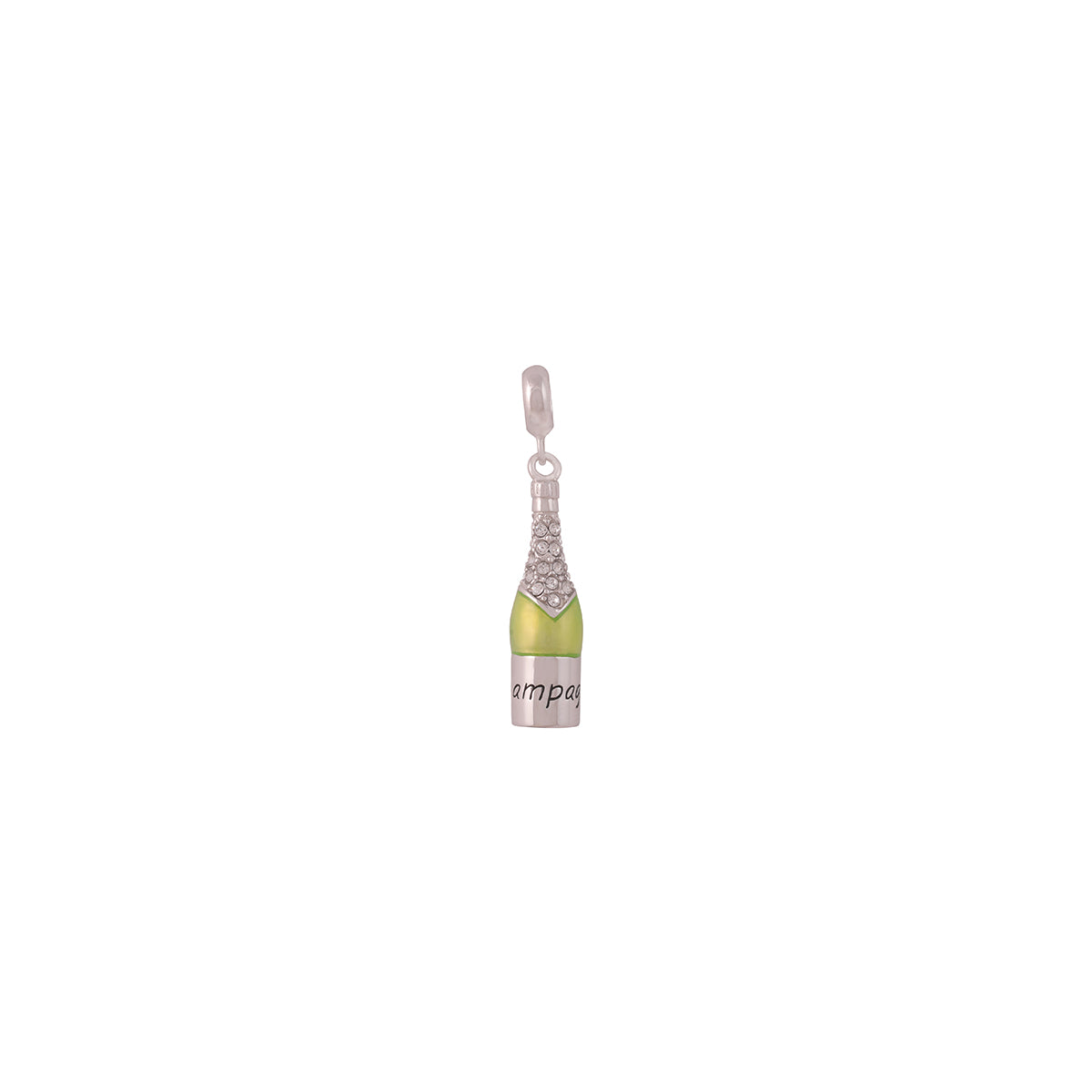 925 Sterling Silver Spring Champagne Pendant