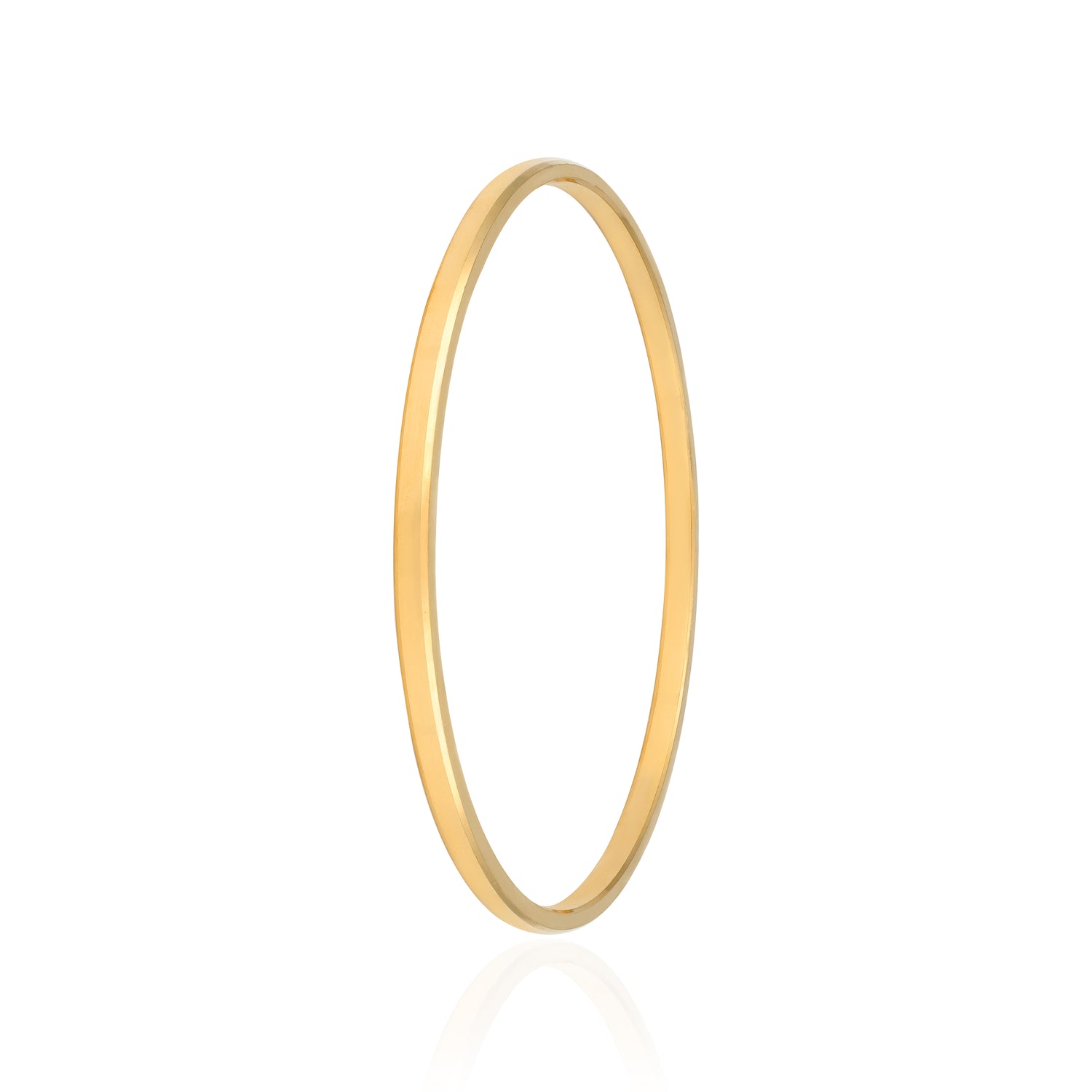 925 Sterling Silver Timeless Gold Plated Elegant Kada for Men