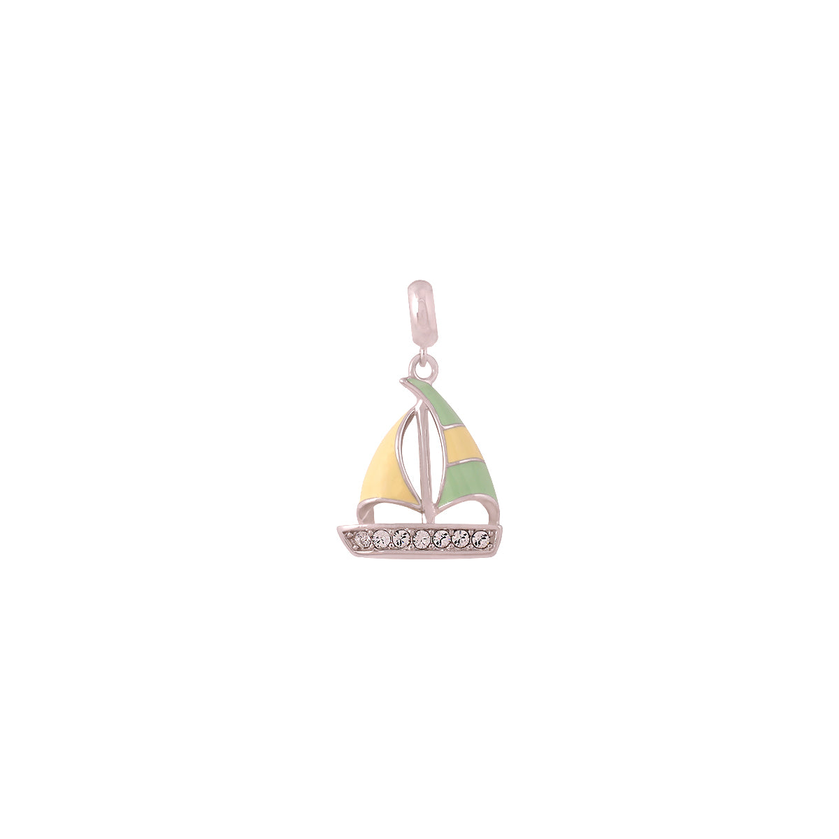 925 Sterling Silver Wave Rider Pendant