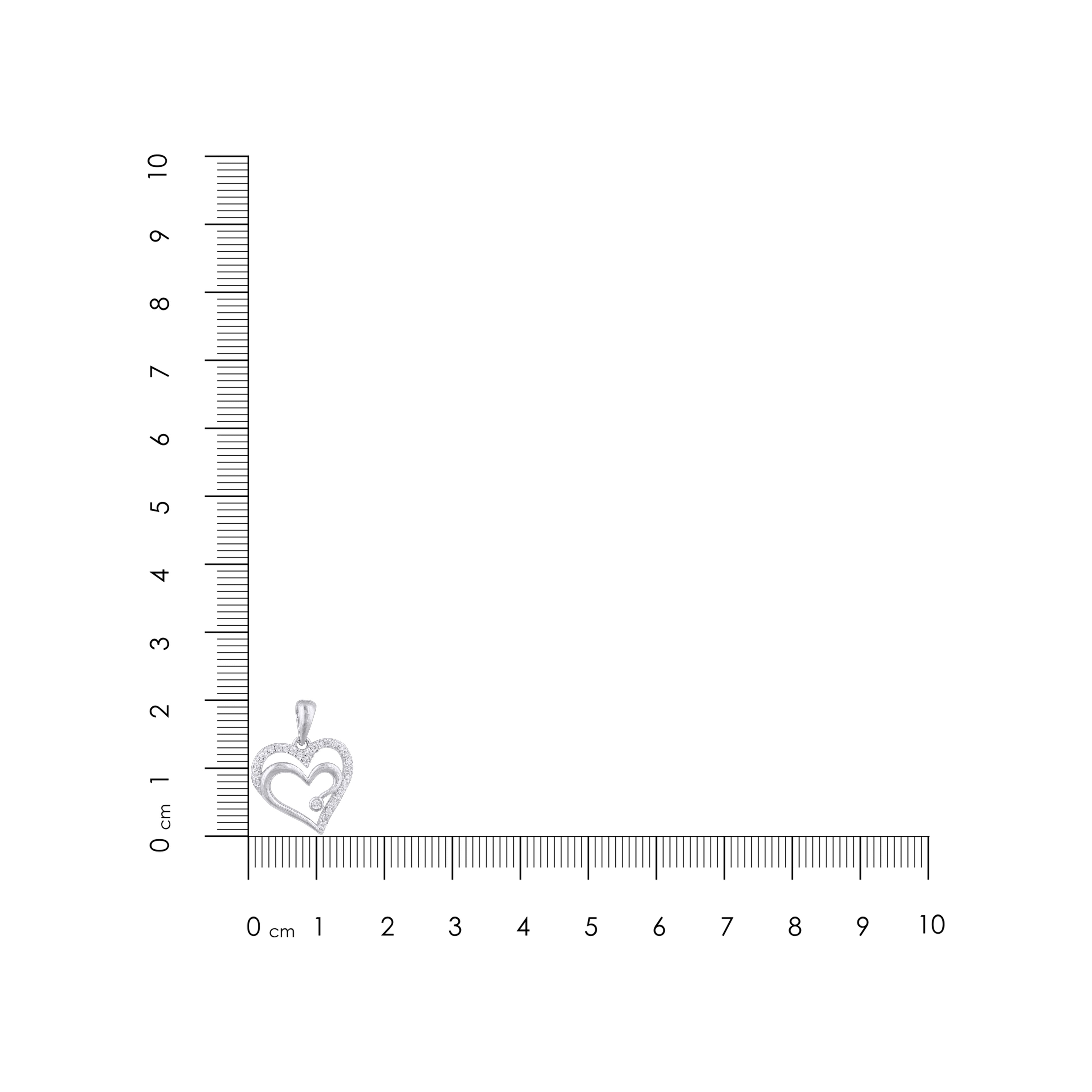 Timeless Twin Heart Glow 925 Sterling Silver Pendant for Women