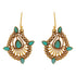 Turquoise Manga Enchantment 925 Gold Plated  Earrings)
