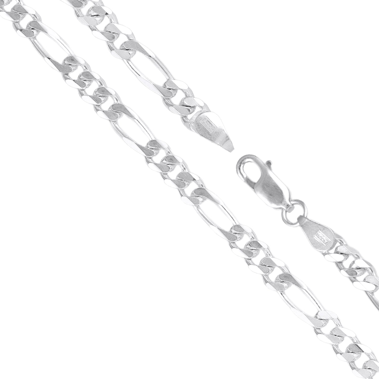 Twist Link Silver Chain Bracelet