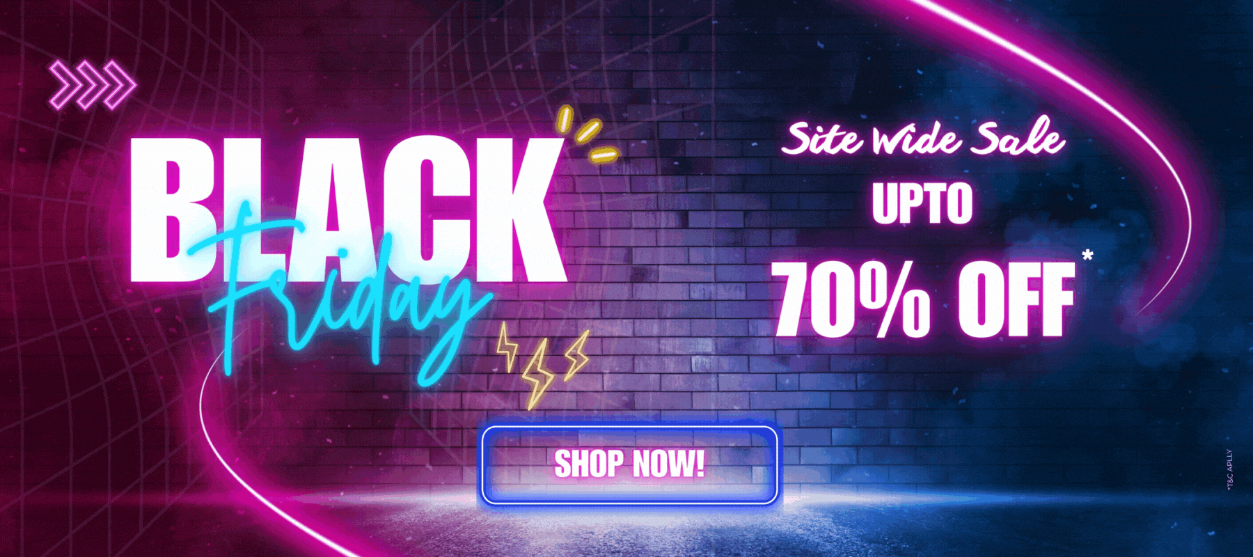 Black Friday Up to 70% Offer