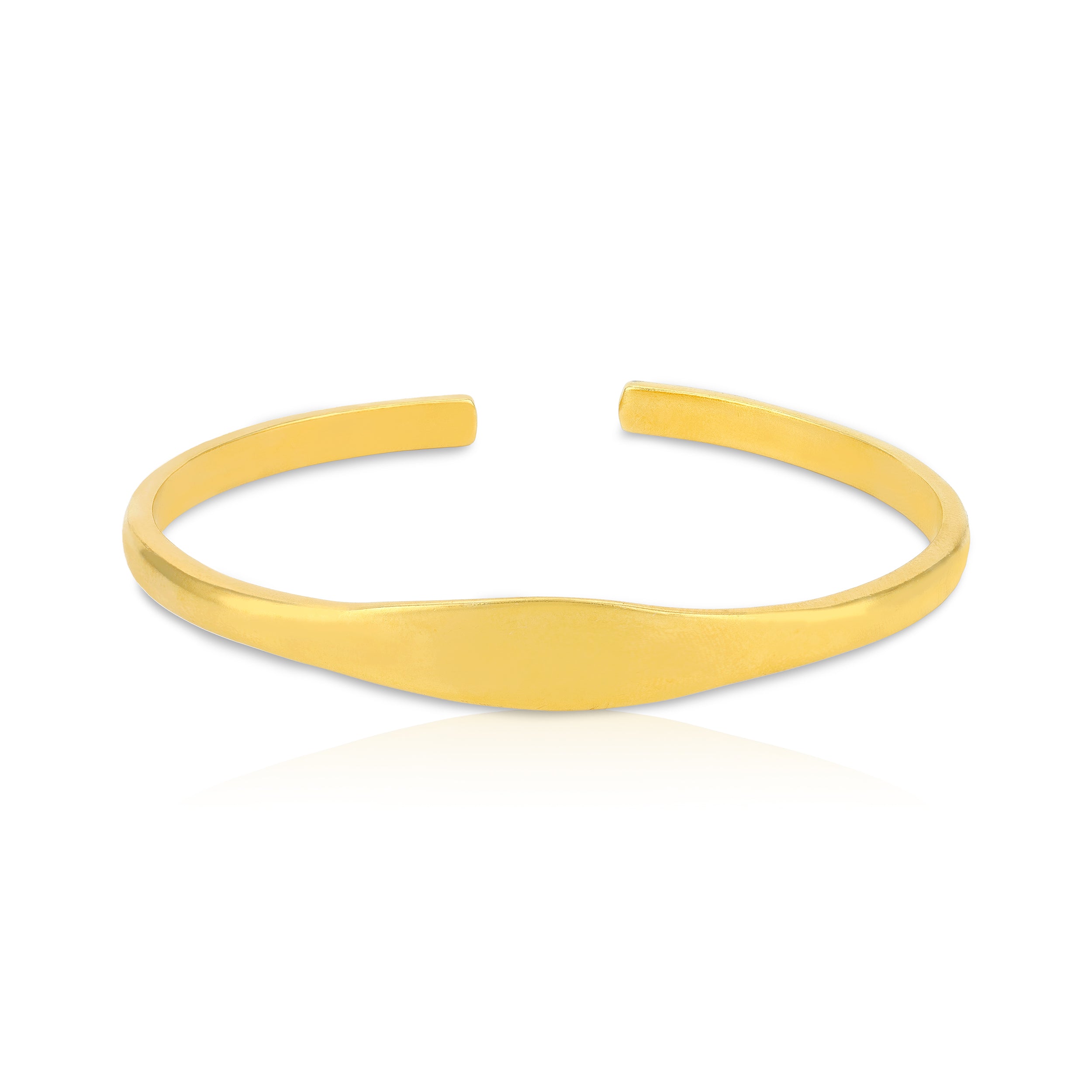 Versatile Flat Cuff 925 Sterling Silver Kada