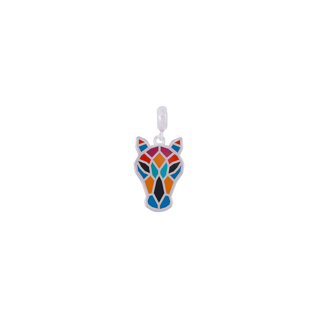 Vibrant Mosaic Horse Pendant IM0203__1