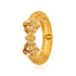 Vintage Style Sterling Silver Gold Plated Kada