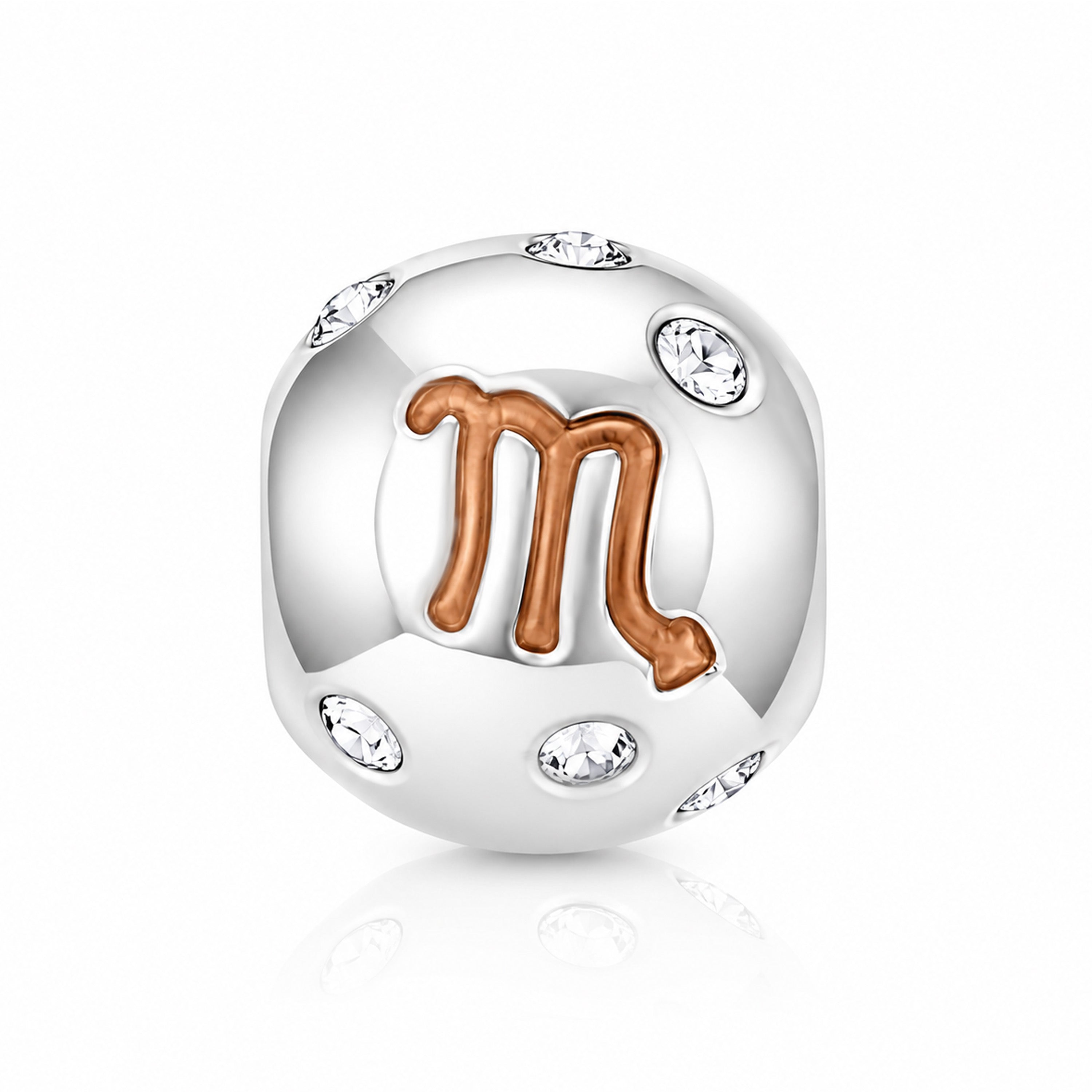 Zodiac Scorpio Elegance 925 Sterling Silver Charms