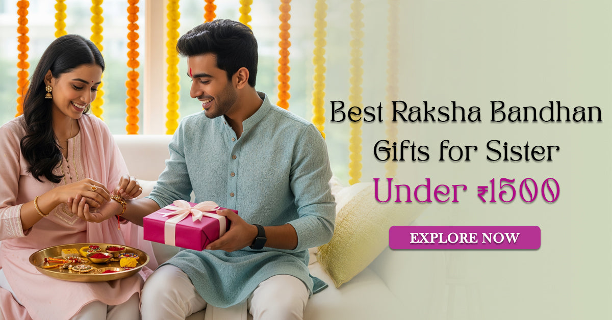 Best Raksha Bandhan Silver Jewellery Gifts for Sister Under ₹1500