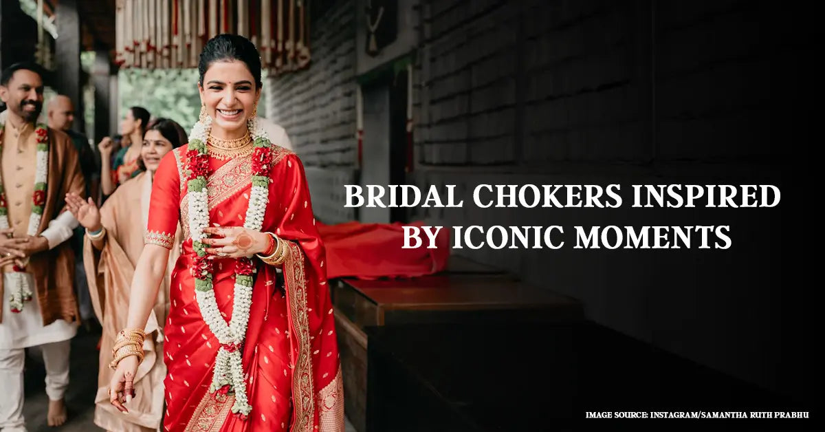 Samantha Ruth Prabhu’s Bridal Look Inspires Vendi’s Regal 925 Sterling Silver Choker Collection