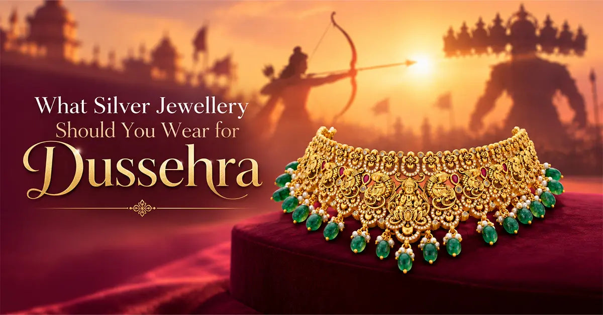 What Silver Jewellery Should You Wear for Dussehra? Styling Ideas for a Festive Look