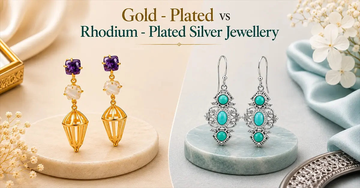 Gold - Plated vs Rhodium - Plated Silver Jewellery: What is the Difference?