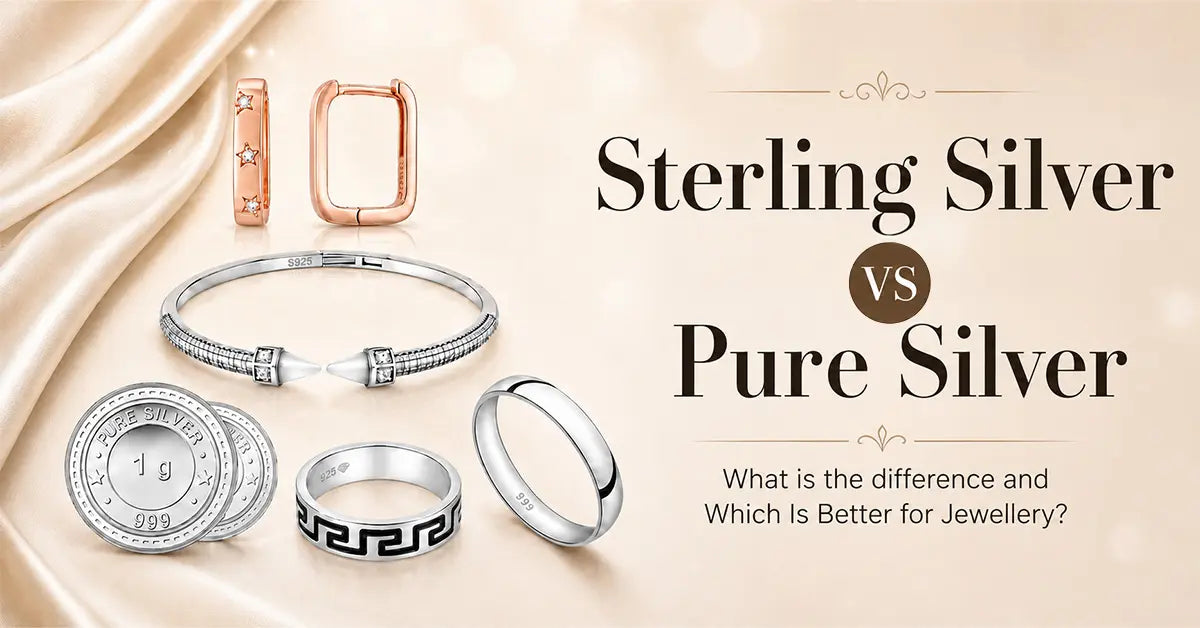 Sterling silver vs pure silver