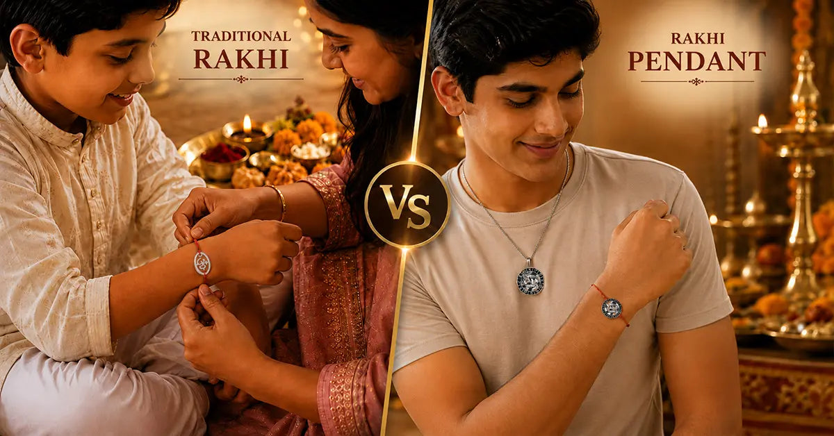Traditional Rakhi vs. Rakhi Pendant: Why a Rakhi Pendant Is the Better Gift