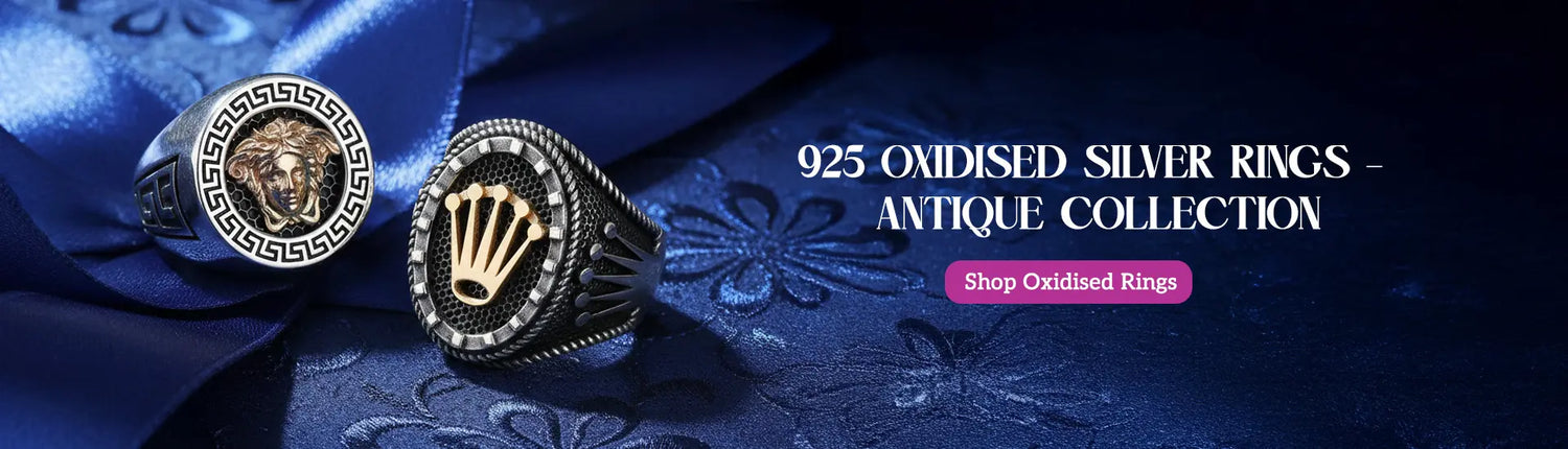 Oxidised Plated Rings