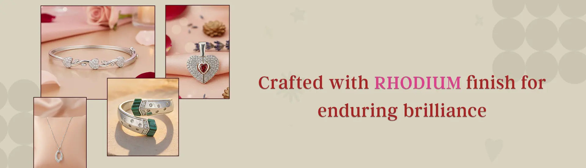 Rhodium Plated