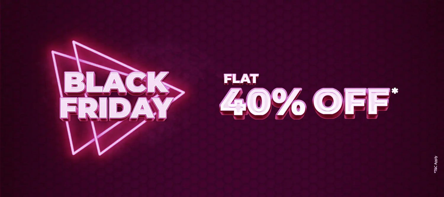 Black Friday 40% OFF
