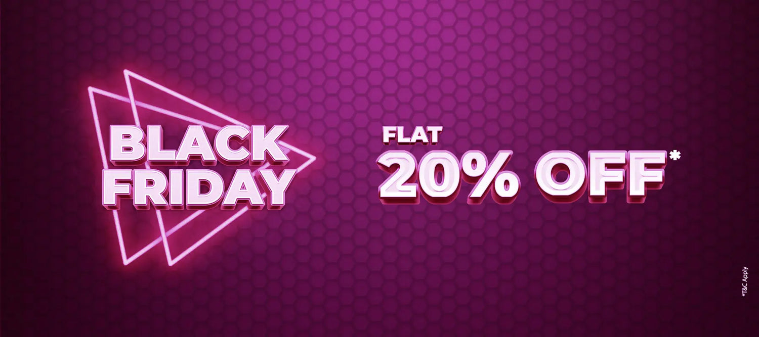 Black Friday 20% OFF