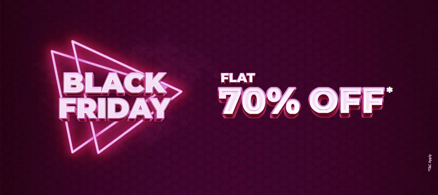 Black Friday 70% Offer