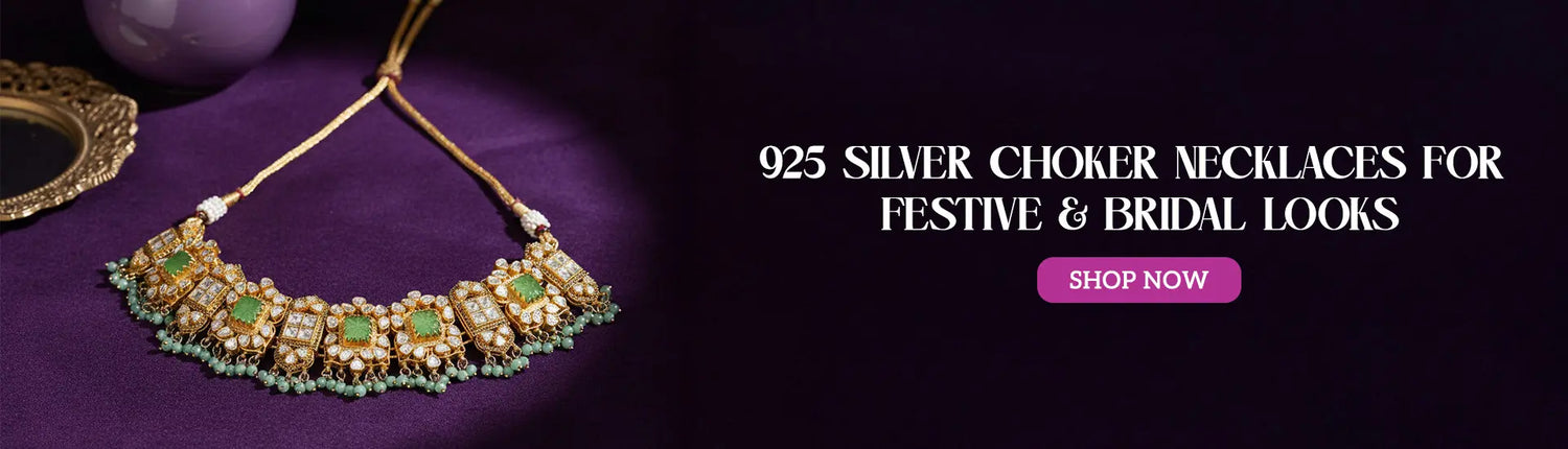 Silver Necklace Pearl