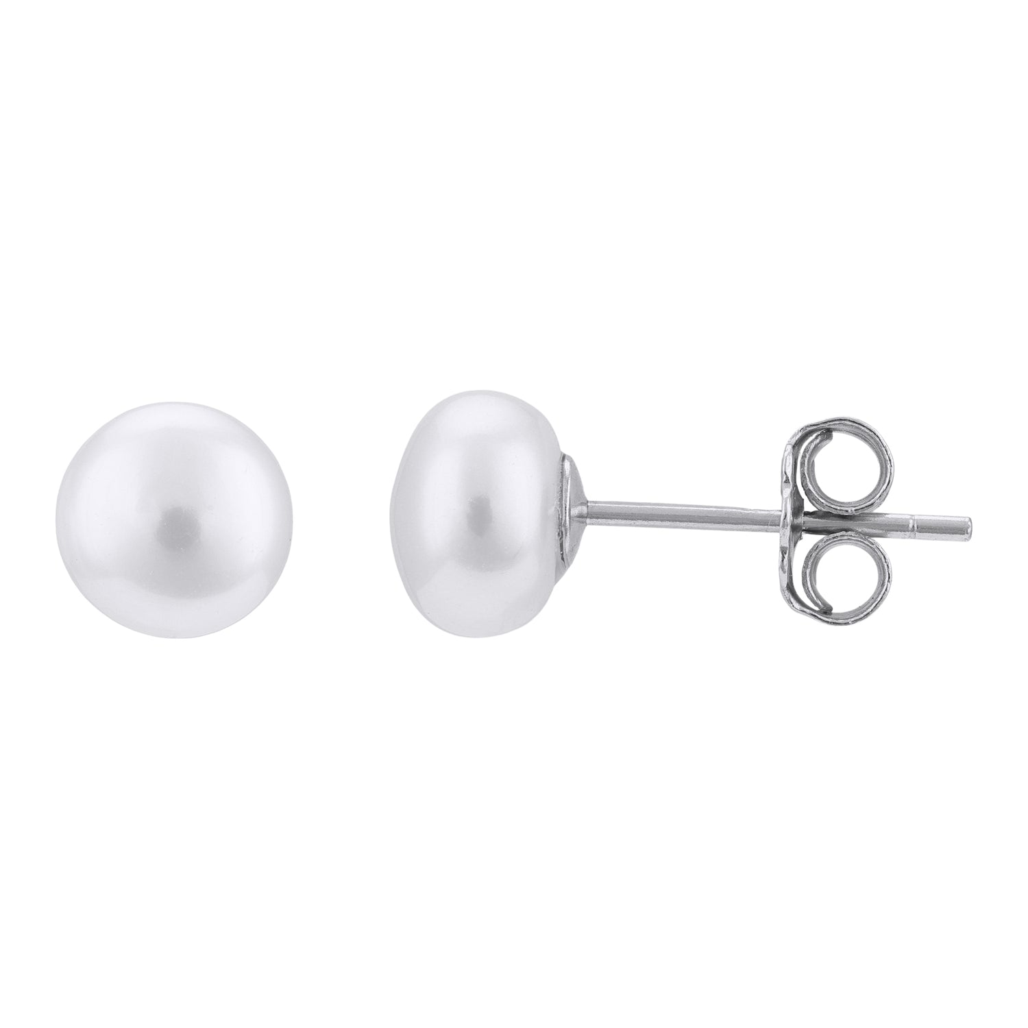 925 Sterling Silver Triple Butterfly Pearl Floral Accent Earrings for Women