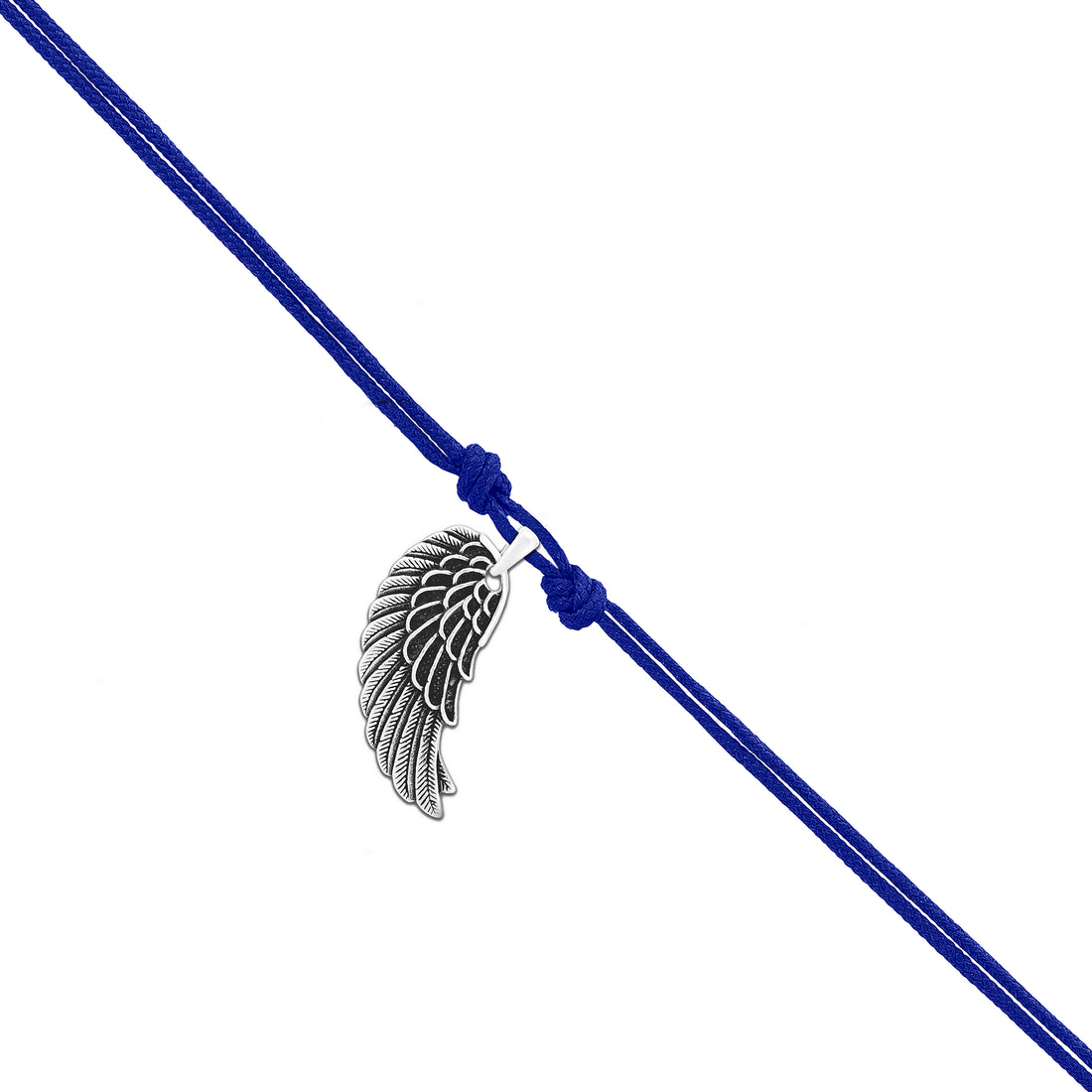 925 Solitary Winged Glory Oxidised Pendant