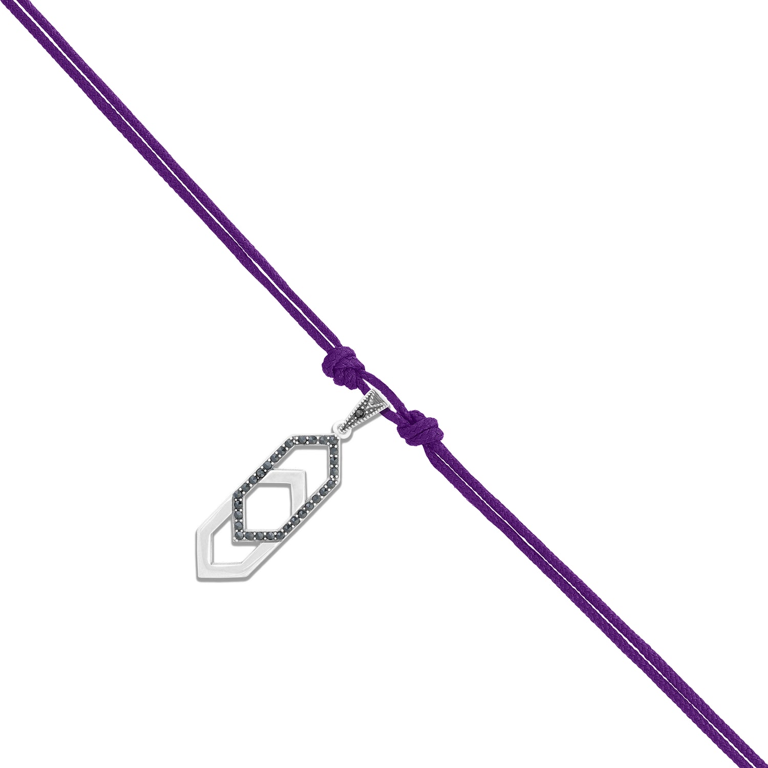 925 Dual Hexagon Radiance Pendant