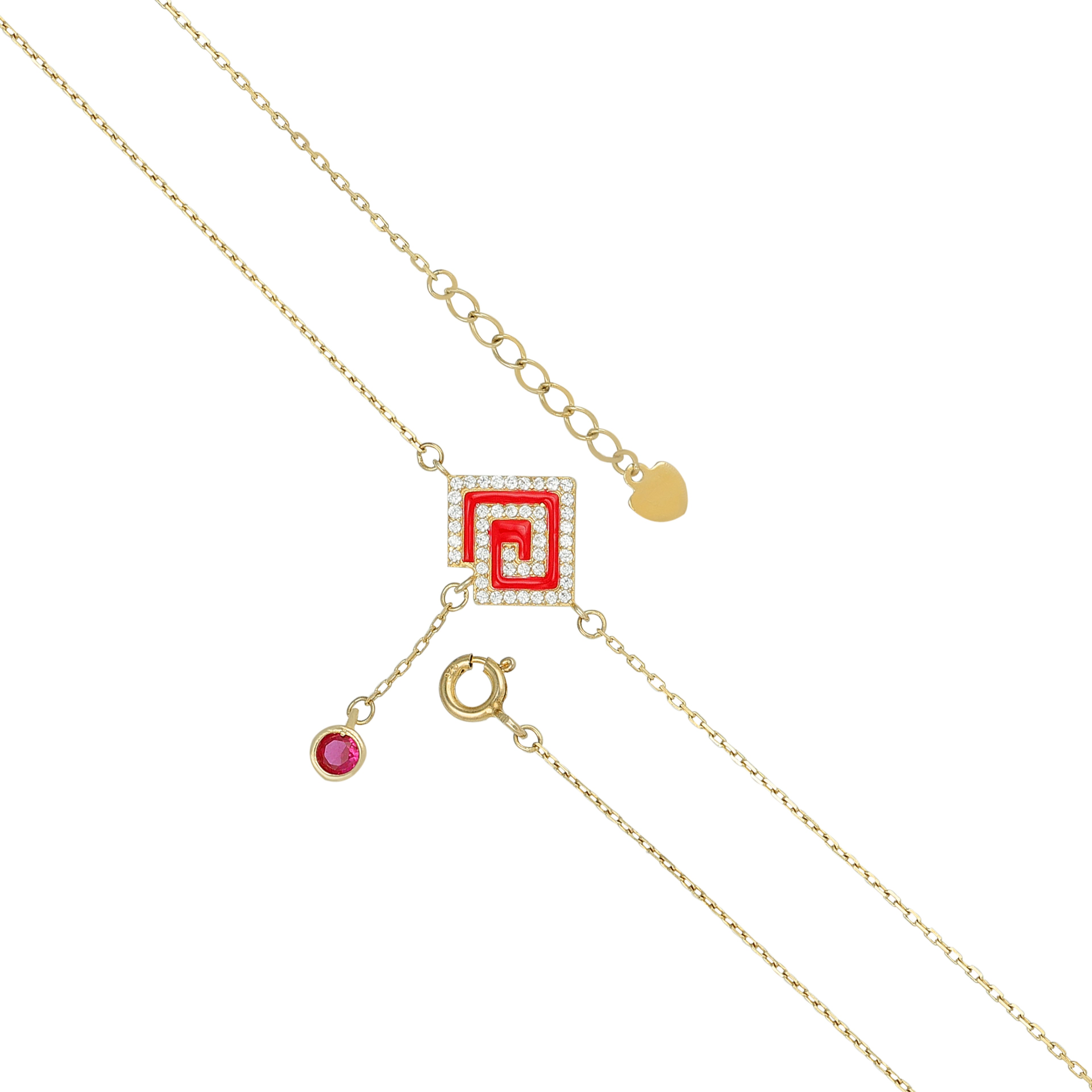Elegant Geometry 925 Sterling Silver Drop Bracelet for Women