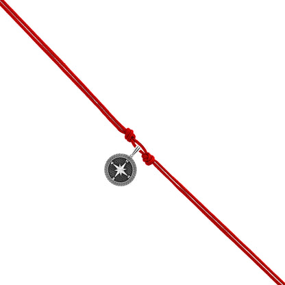 925 Navigator Compass Oxidised Pendant