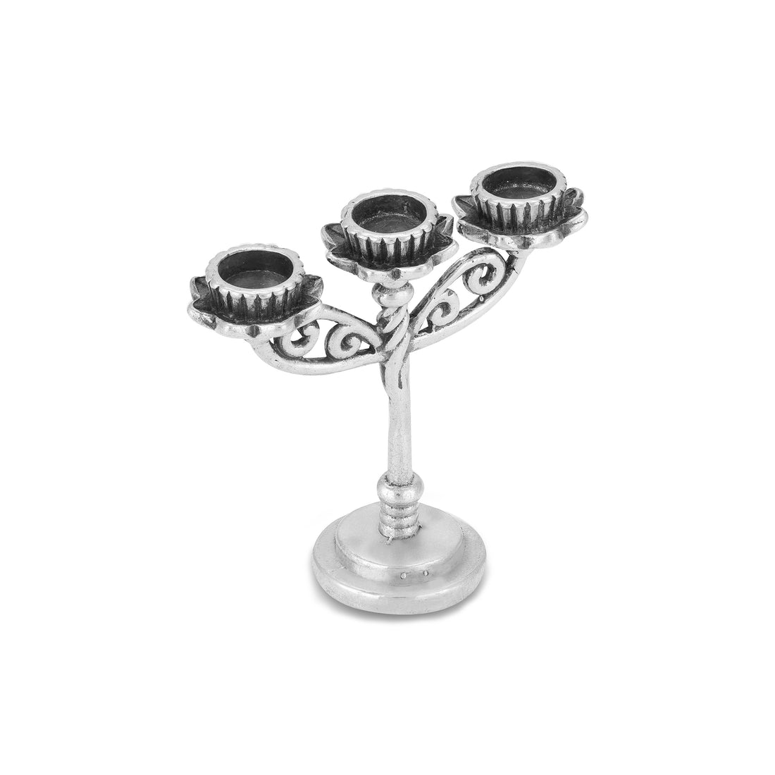 925 Candle Beauty Sterling Silver Miniature